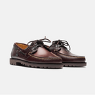 Paraboot Malo Boat Shoe Noir Lisse America - Steranko Clothing Manchester