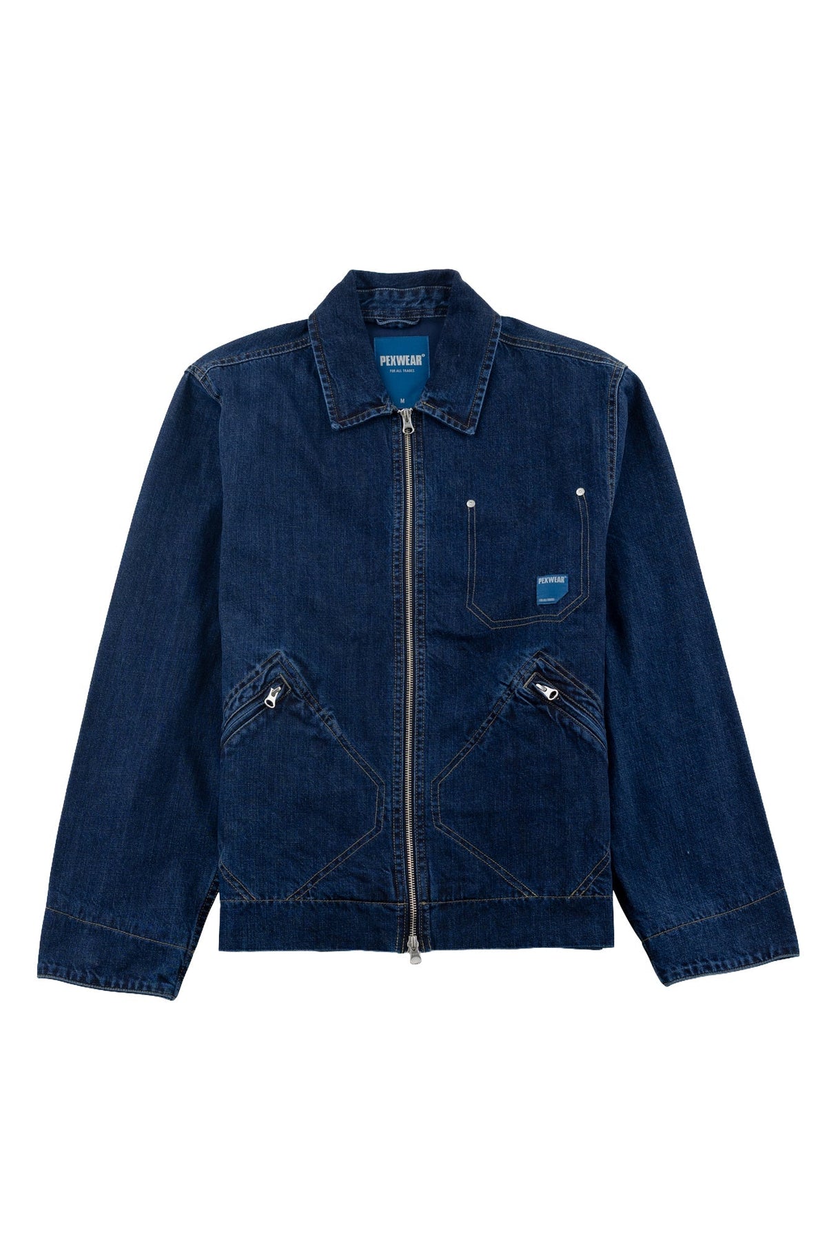 Pexwear Mechanics Jacket Denim Indigo - Steranko Clothing Manchester