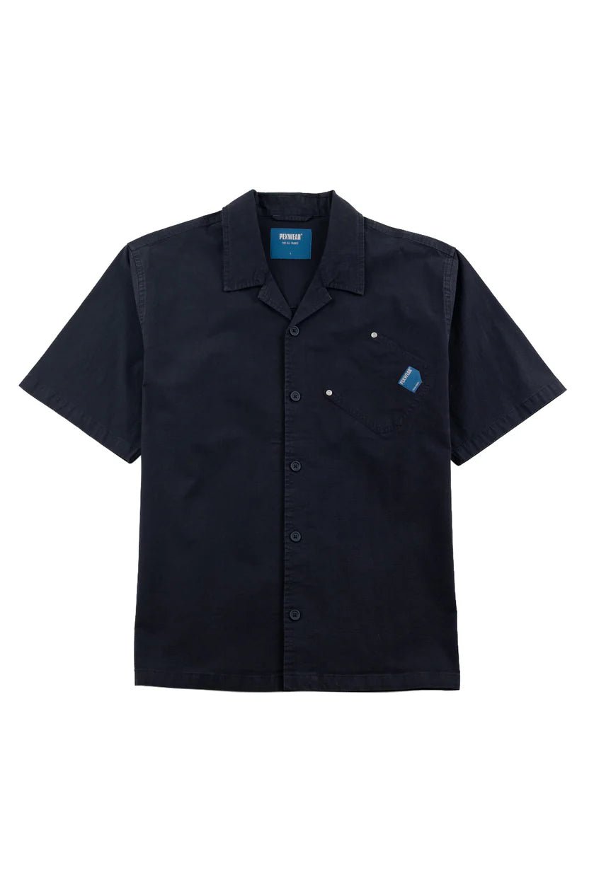 Pexwear Tradesman Shirt Blue Black Ripstop - Steranko Clothing Manchester