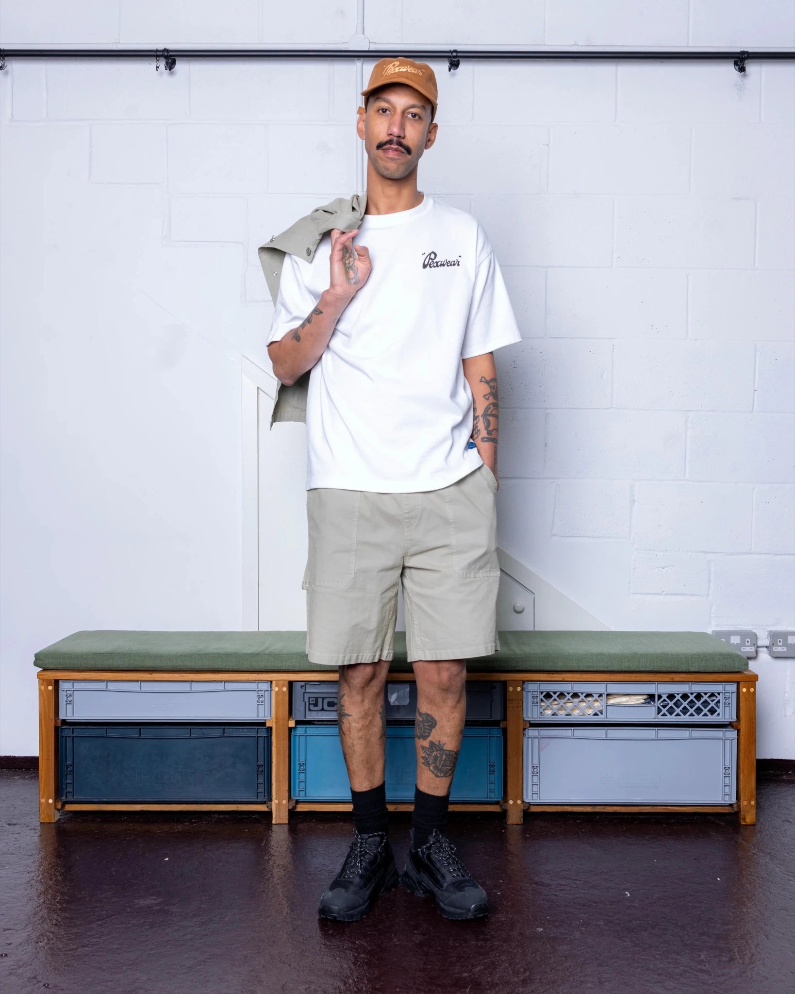 Pexwear Tradesman Short Faun Green Ripstop - Steranko Clothing Manchester