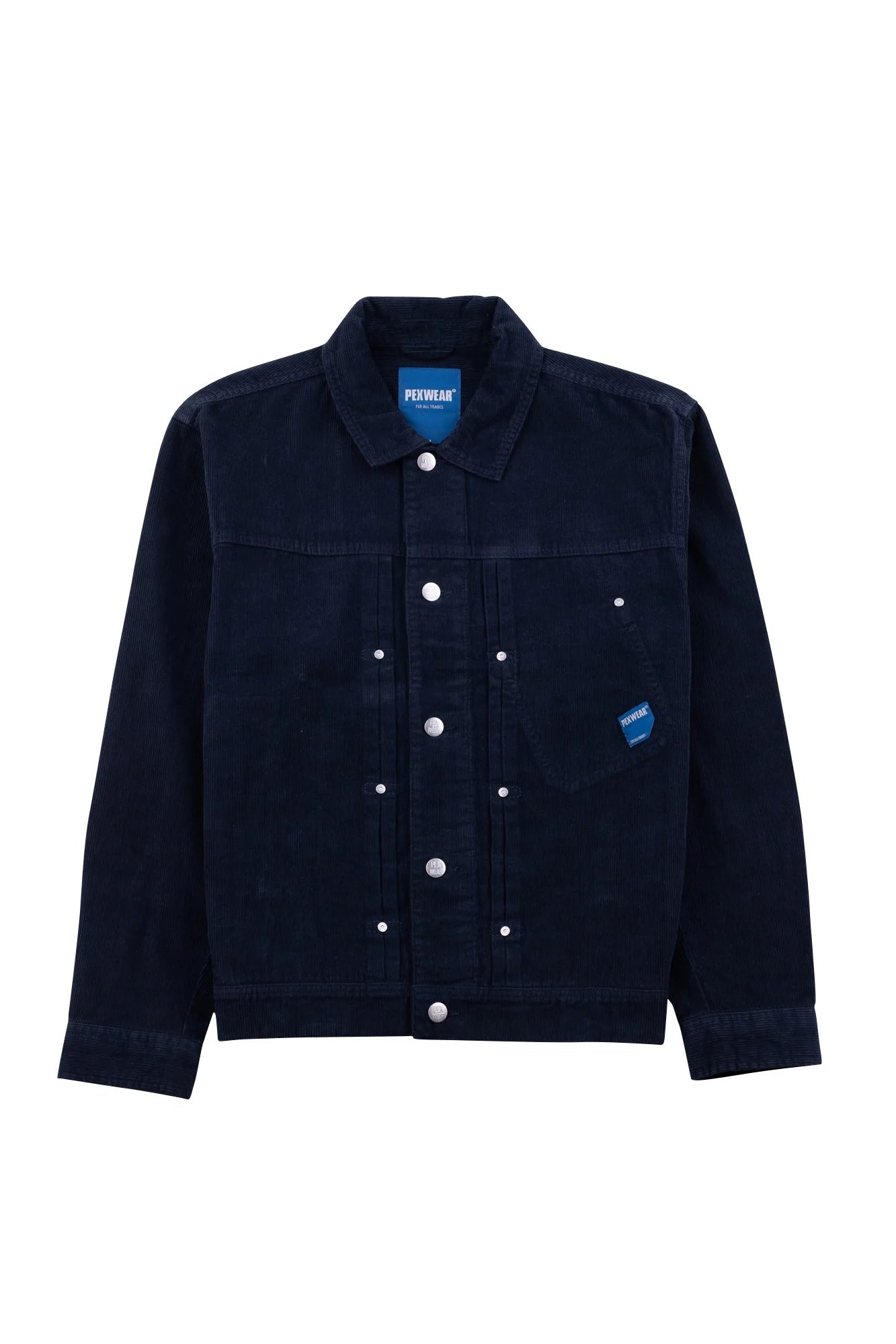 Pexwear Trucker Jacket Deep Navy Cord - Steranko Clothing Manchester