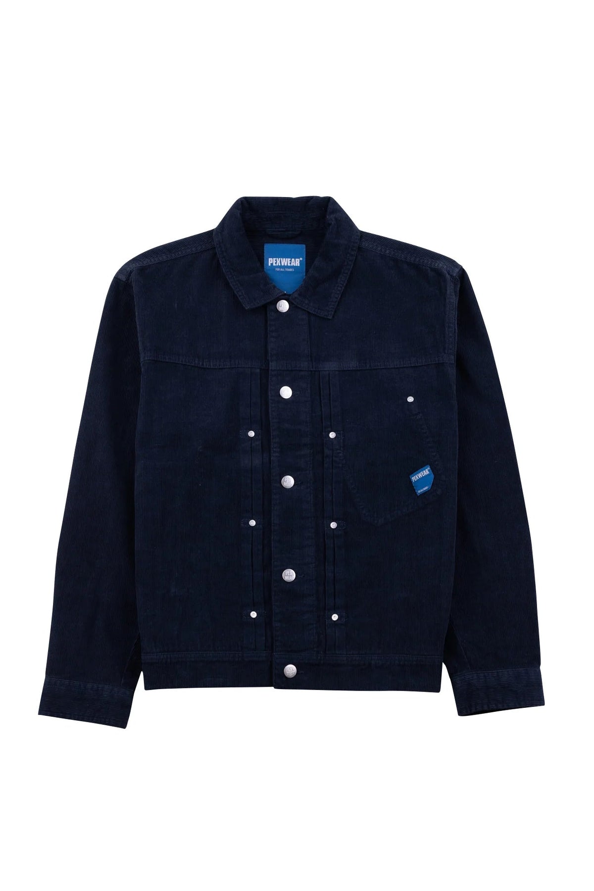 Pexwear Trucker Jacket Deep Navy Cord - Steranko Clothing Manchester