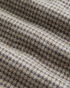 Portuguese Flannel Abstract Pied Poule Charcoal - Steranko Clothing Manchester