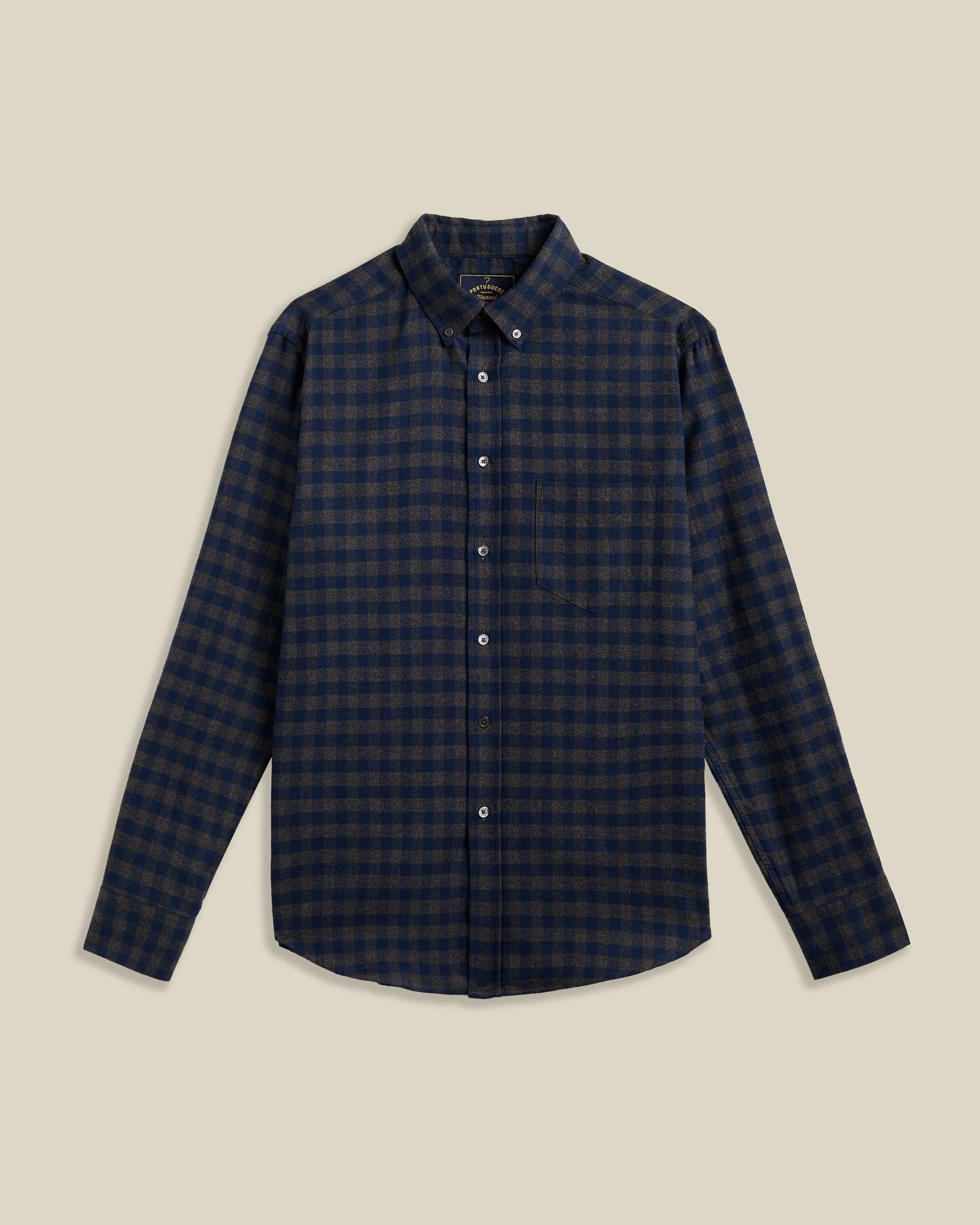 Portuguese Flannel Aquila Blue - Steranko Clothing Manchester