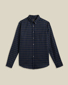Portuguese Flannel Aquila Blue - Steranko Clothing Manchester