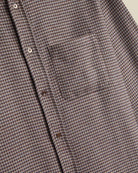 Portuguese Flannel Dylan Shirt Blue / Bordeaux - Steranko Clothing Manchester