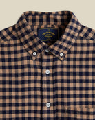 Portuguese Flannel Rocca Shirt Brown - Steranko Clothing Manchester