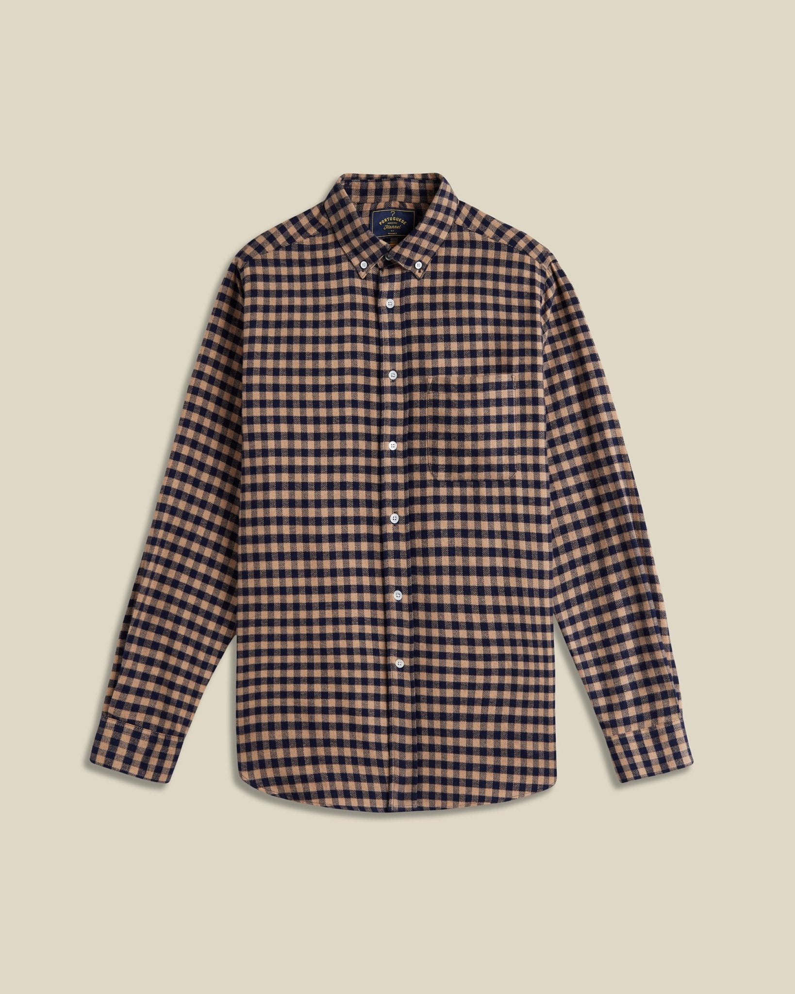 Portuguese Flannel Rocca Shirt Brown - Steranko Clothing Manchester