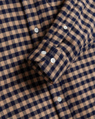 Portuguese Flannel Rocca Shirt Brown - Steranko Clothing Manchester
