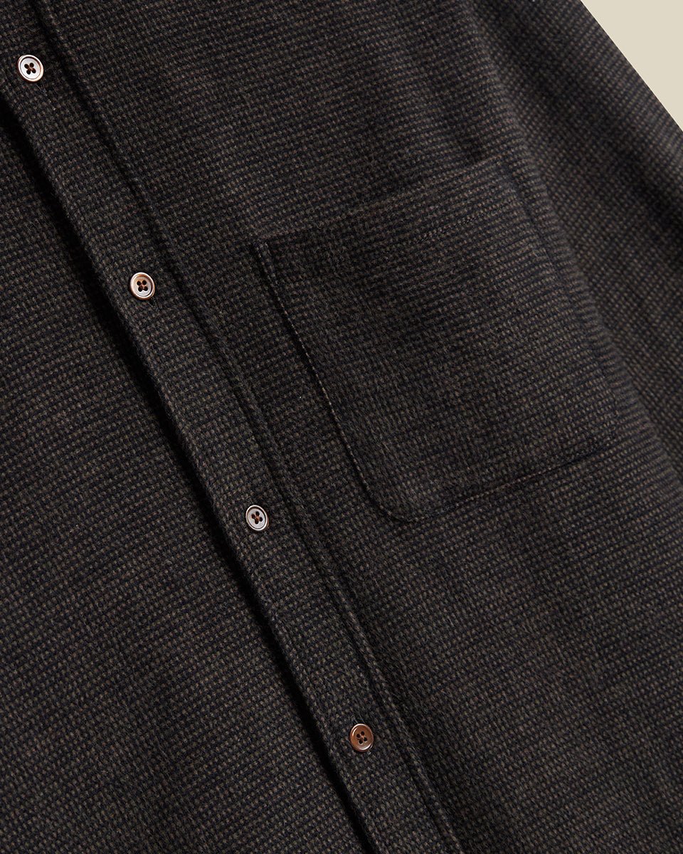 Portuguese Flannel Sounds Brown - Steranko Clothing Manchester