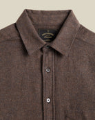 Portuguese Flannel Suavis Brown - Steranko Clothing Manchester