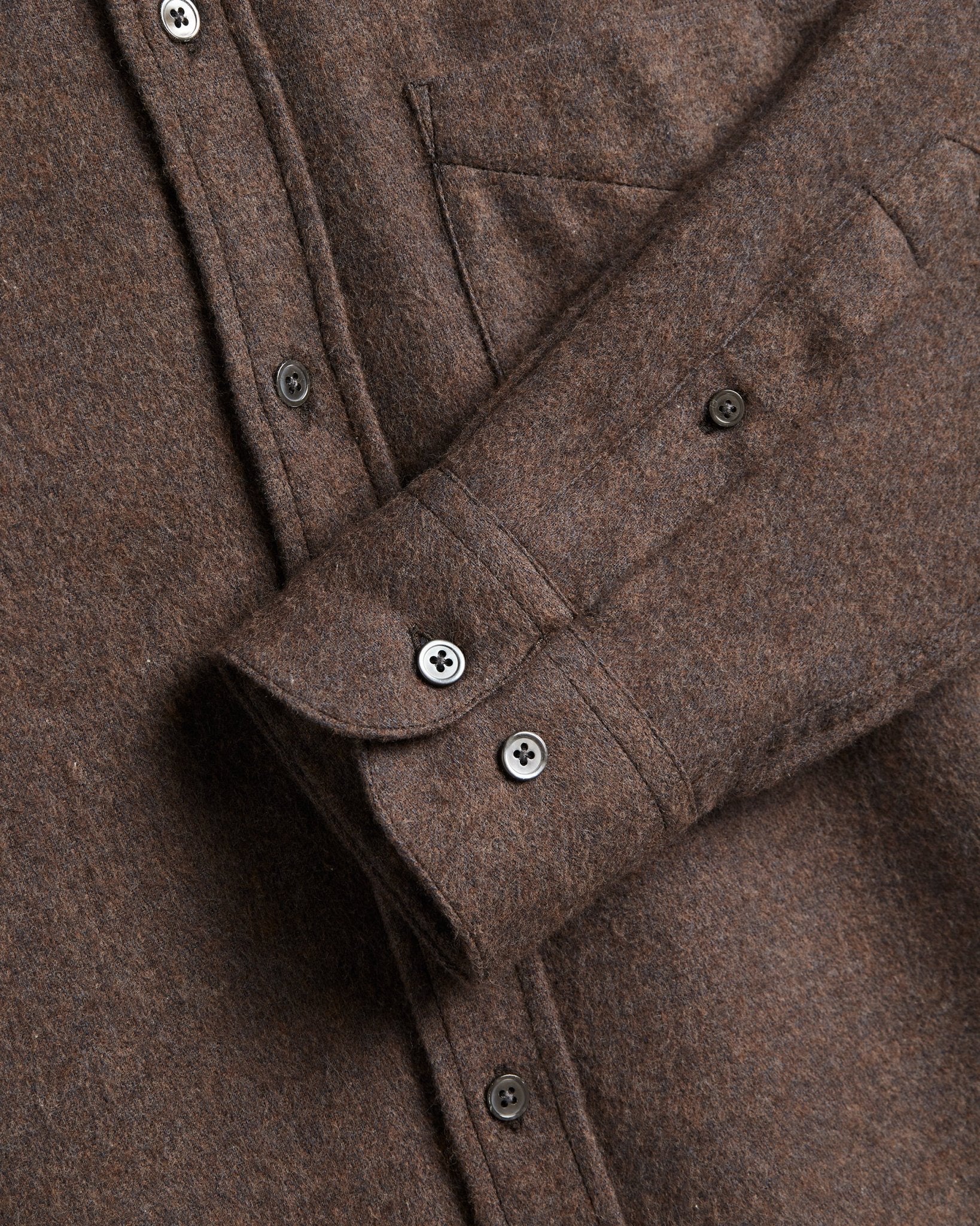 Portuguese Flannel Suavis Brown - Steranko Clothing Manchester