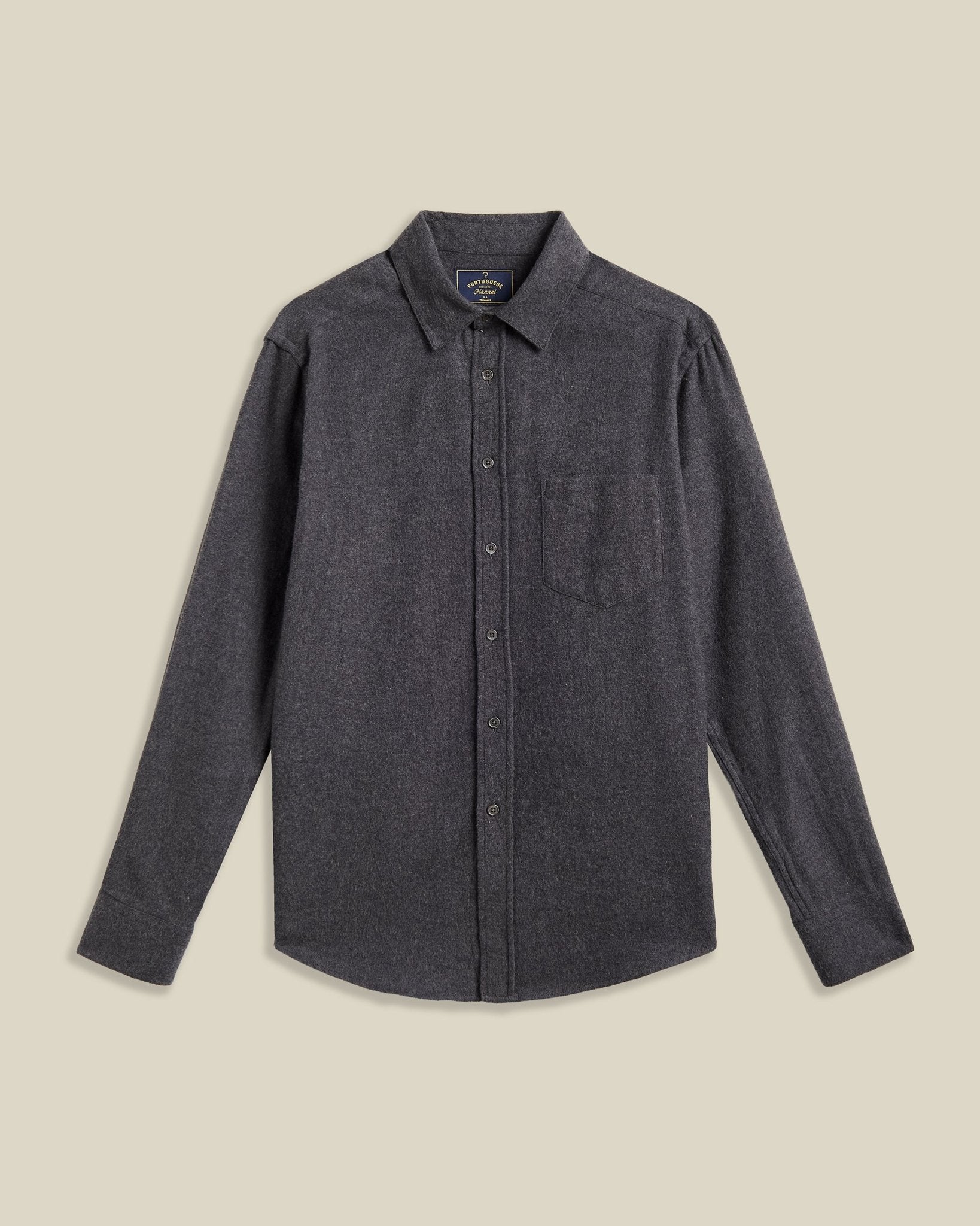 Portuguese Flannel Suavis Grey - Steranko Clothing Manchester