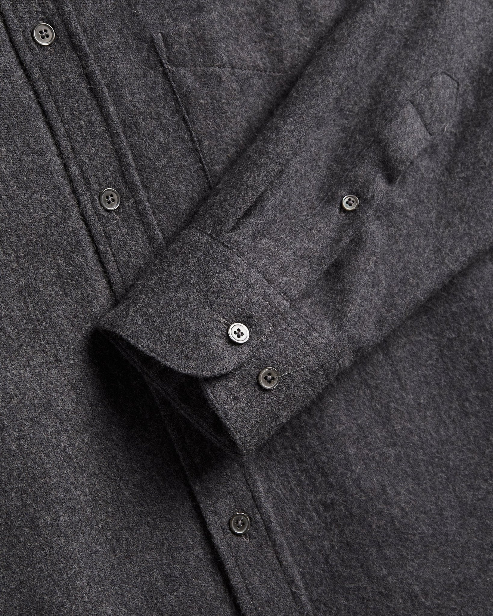 Portuguese Flannel Suavis Grey - Steranko Clothing Manchester