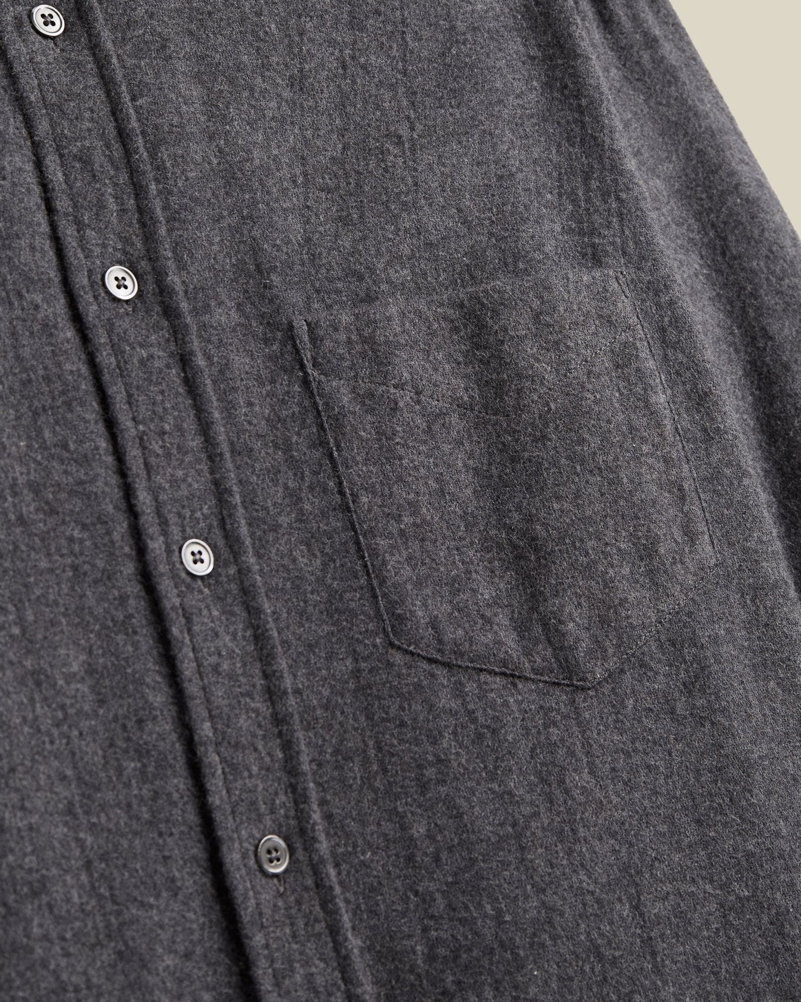 Portuguese Flannel Suavis Grey - Steranko Clothing Manchester