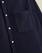 Portuguese Flannel Teca Shirt Navy - Steranko Clothing Manchester