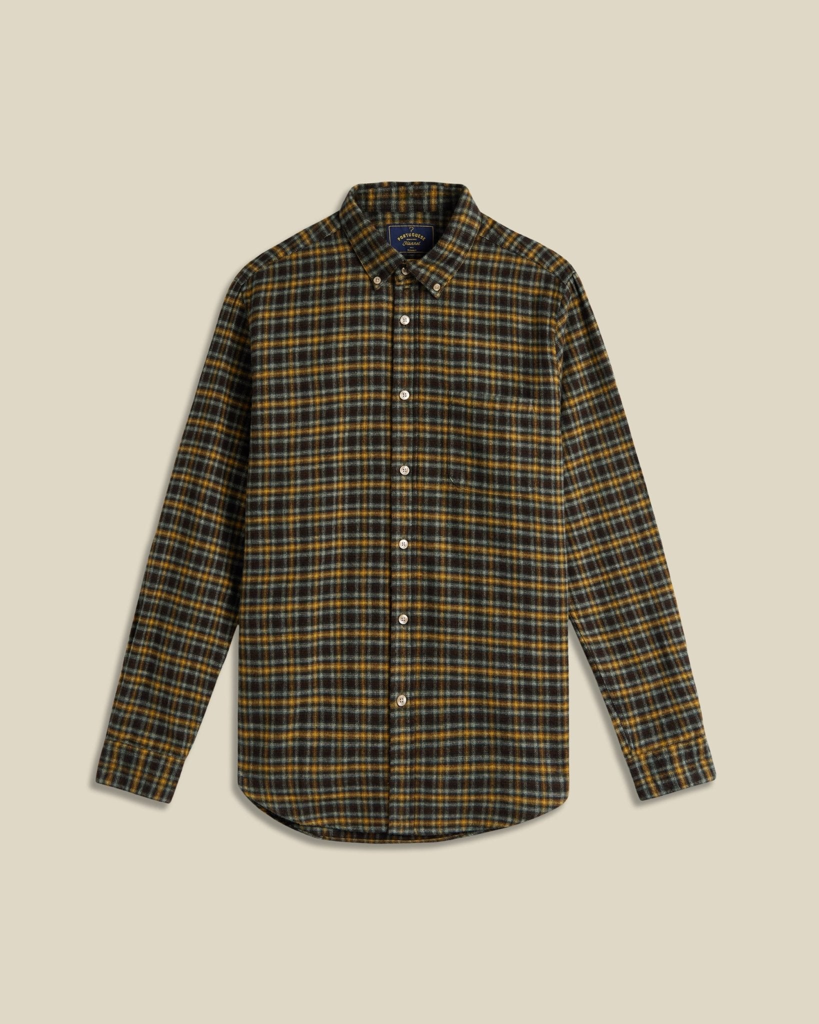 Portuguese Flannel Vouga Shirt Green - Steranko Clothing Manchester