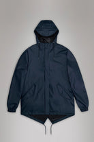 Rains Fishtail Jacket W3 Navy - Steranko Clothing Manchester