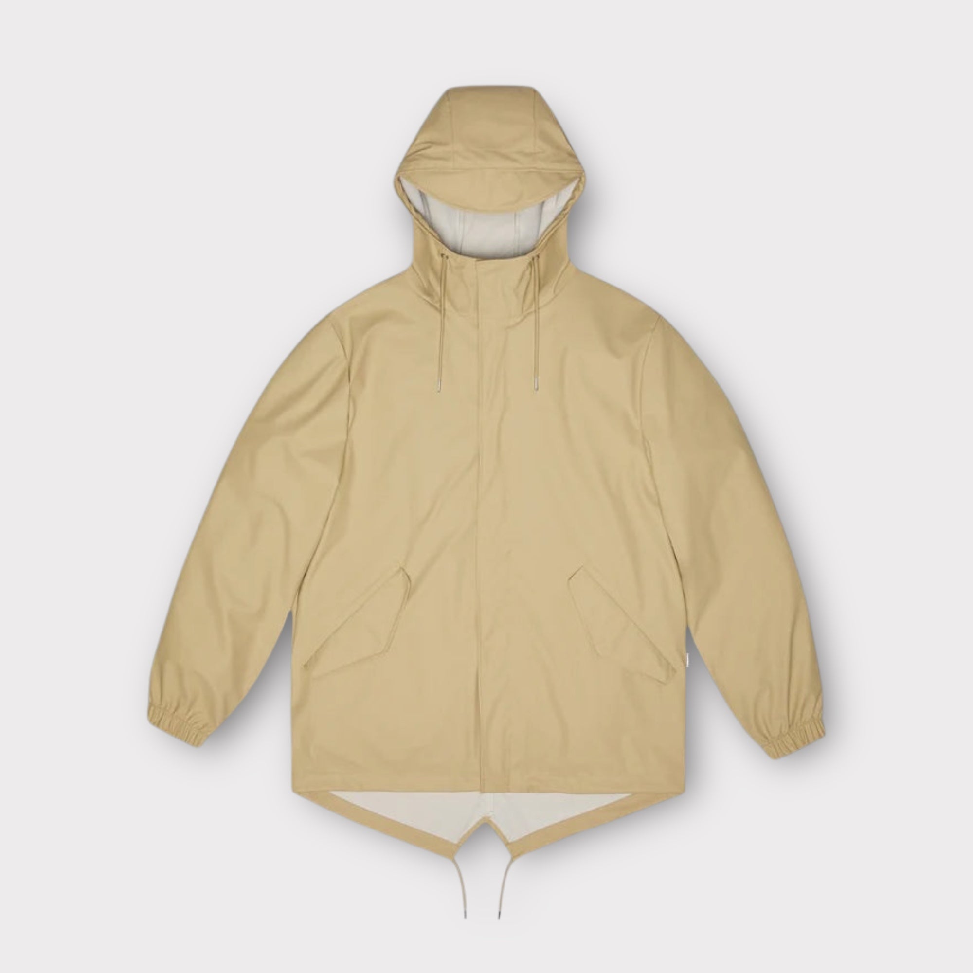 Rains Fishtail Jacket W3 Sand - Steranko Clothing Manchester