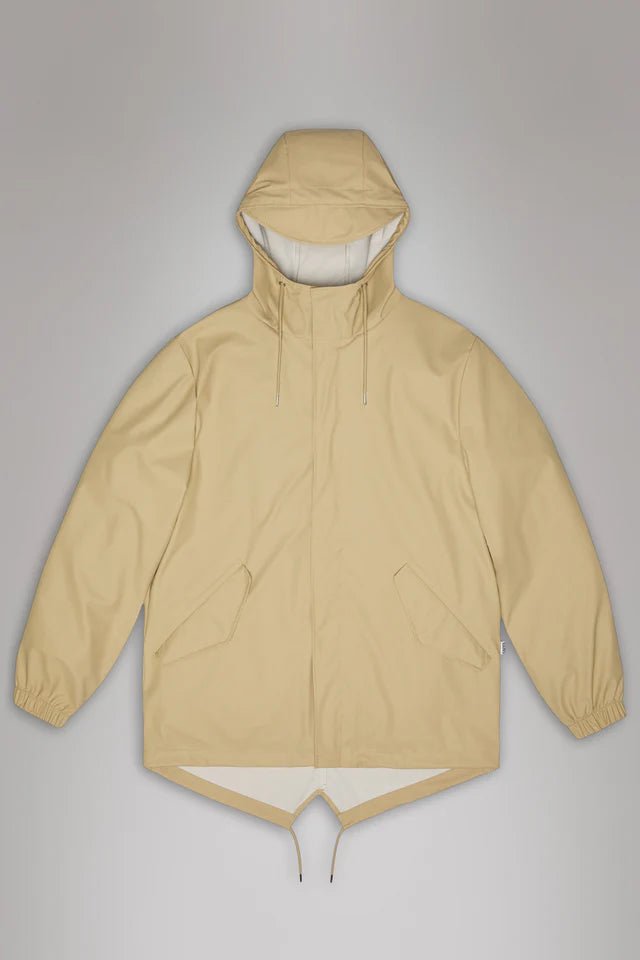 Rains Fishtail Jacket W3 Sand - Steranko Clothing Manchester