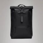 Rains Rolltop Rucksack Black - Steranko Clothing Manchester