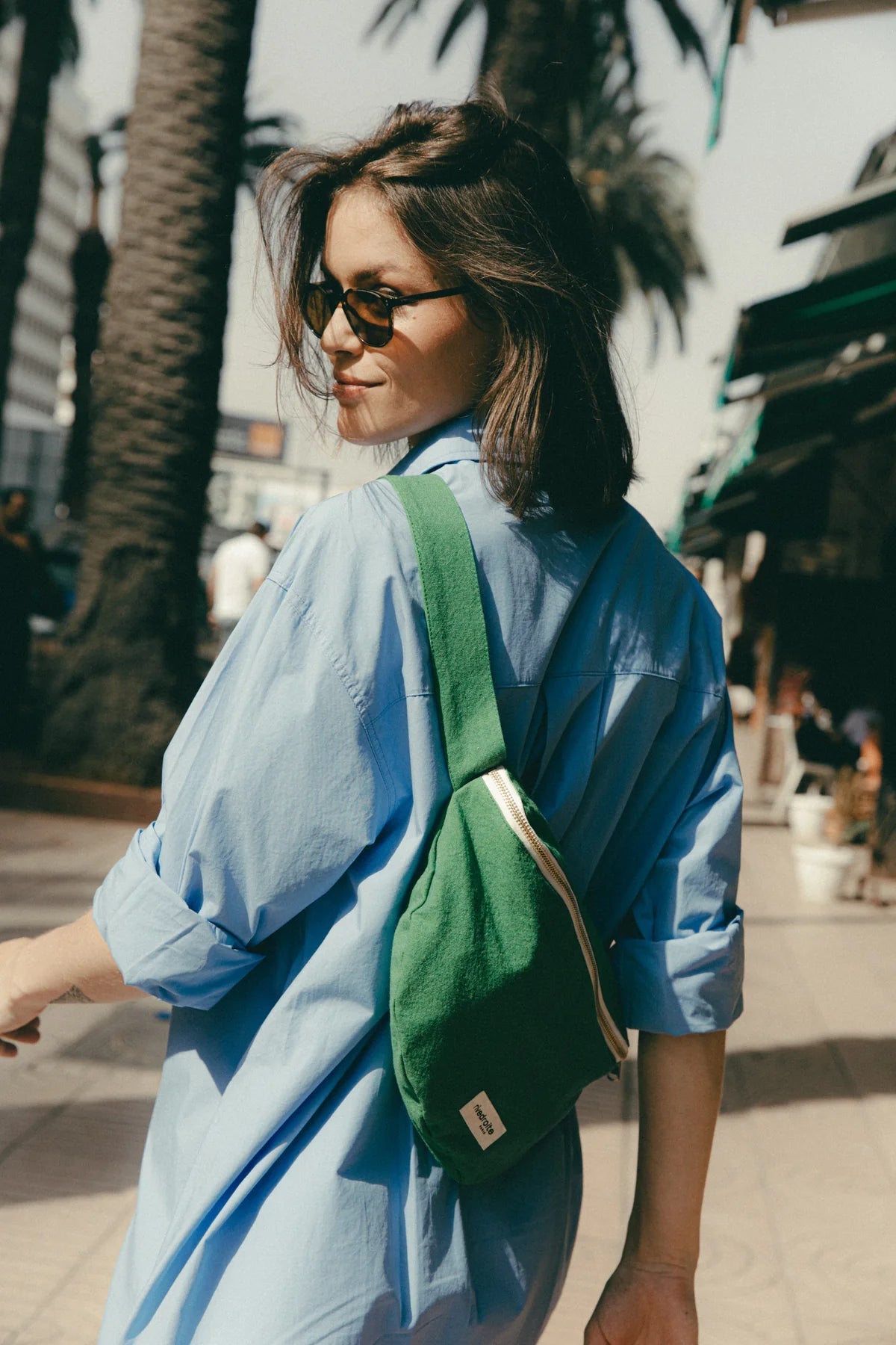 Rivedroit Custine XL Waist Bag Palm Green - Steranko Clothing Manchester