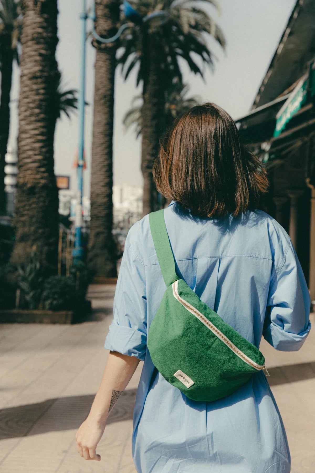 Rivedroit Custine XL Waist Bag Palm Green - Steranko Clothing Manchester