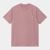 Carhartt S/S Chase T-Shirt Glassy Pink / Gold