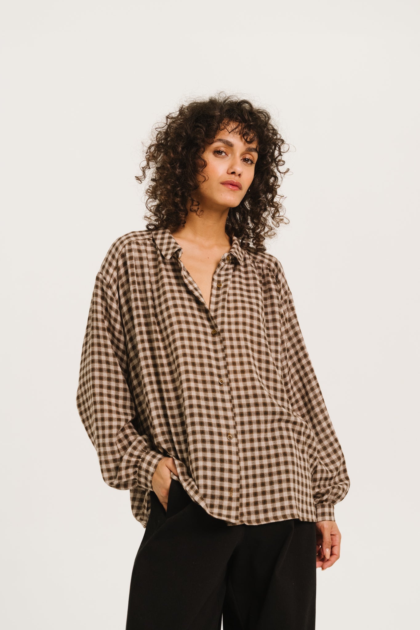 Sacrecoeur Ali Blouse Check Multi - Steranko Clothing Manchester