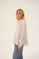 Sacrécoeur Ali Embroidered Shirt Blue - Steranko Clothing Manchester