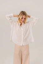 Sacrécoeur Ella Blouse White - Steranko Clothing Manchester