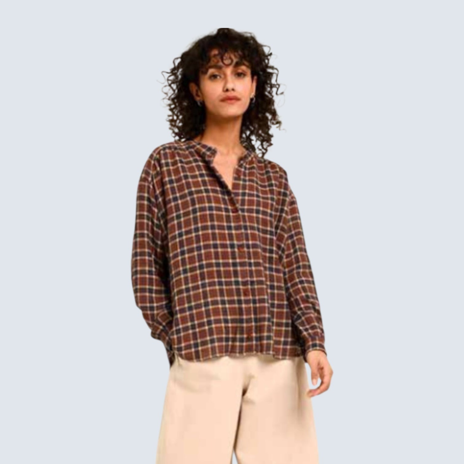 Sacrecoeur Ella Wool Blouse Multi - Steranko Clothing Manchester