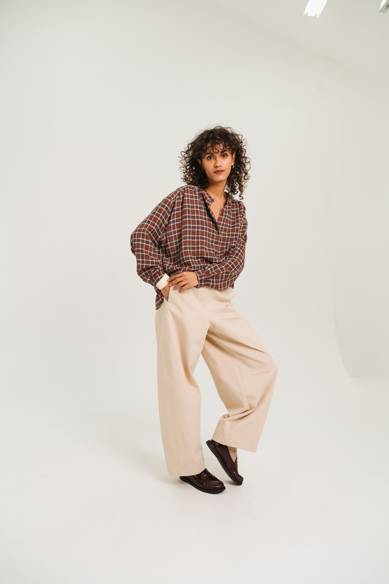 Sacrecoeur Ella Wool Blouse Multi - Steranko Clothing Manchester