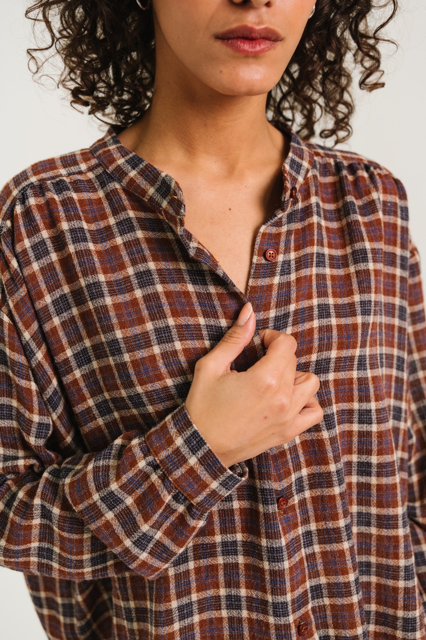 Sacrecoeur Ella Wool Blouse Multi - Steranko Clothing Manchester