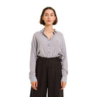 Sacrecoeur Enora Pana Wool Shirt Blue - Steranko Clothing Manchester