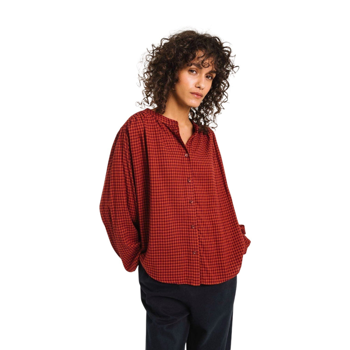 Sacrecoeur Gladis Berry Blouse Rouge - Steranko Clothing Manchester