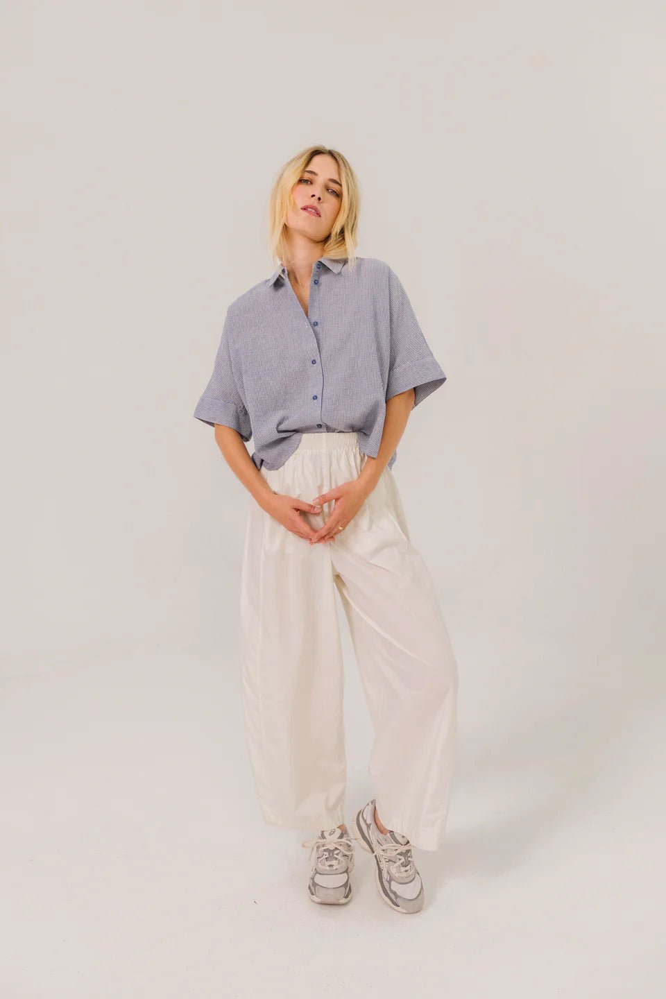 Sacrécoeur Ines Shirt Blue - Steranko Clothing Manchester