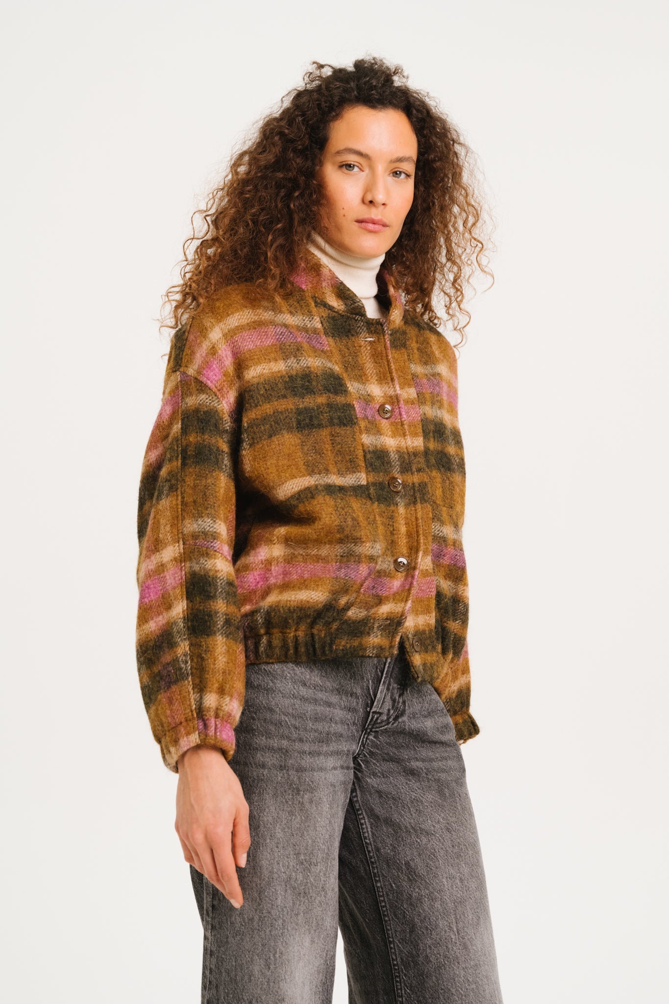 Sacrecoeur Lison Wool Jacket Multico - Steranko Clothing Manchester