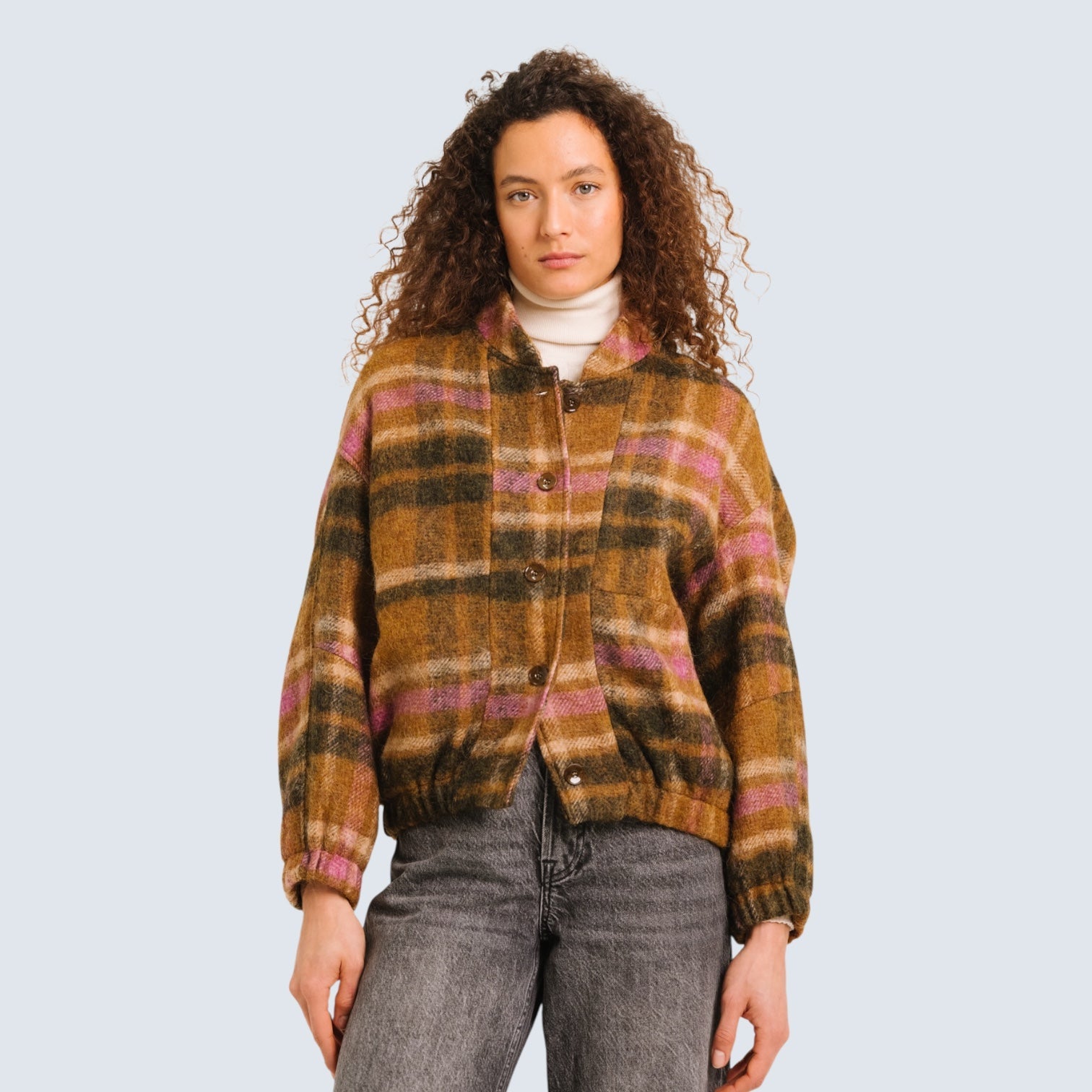 Sacrecoeur Lison Wool Jacket Multico - Steranko Clothing Manchester
