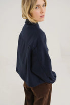 Sacrecoeur Mia Overshirt Navy - Steranko Clothing Manchester