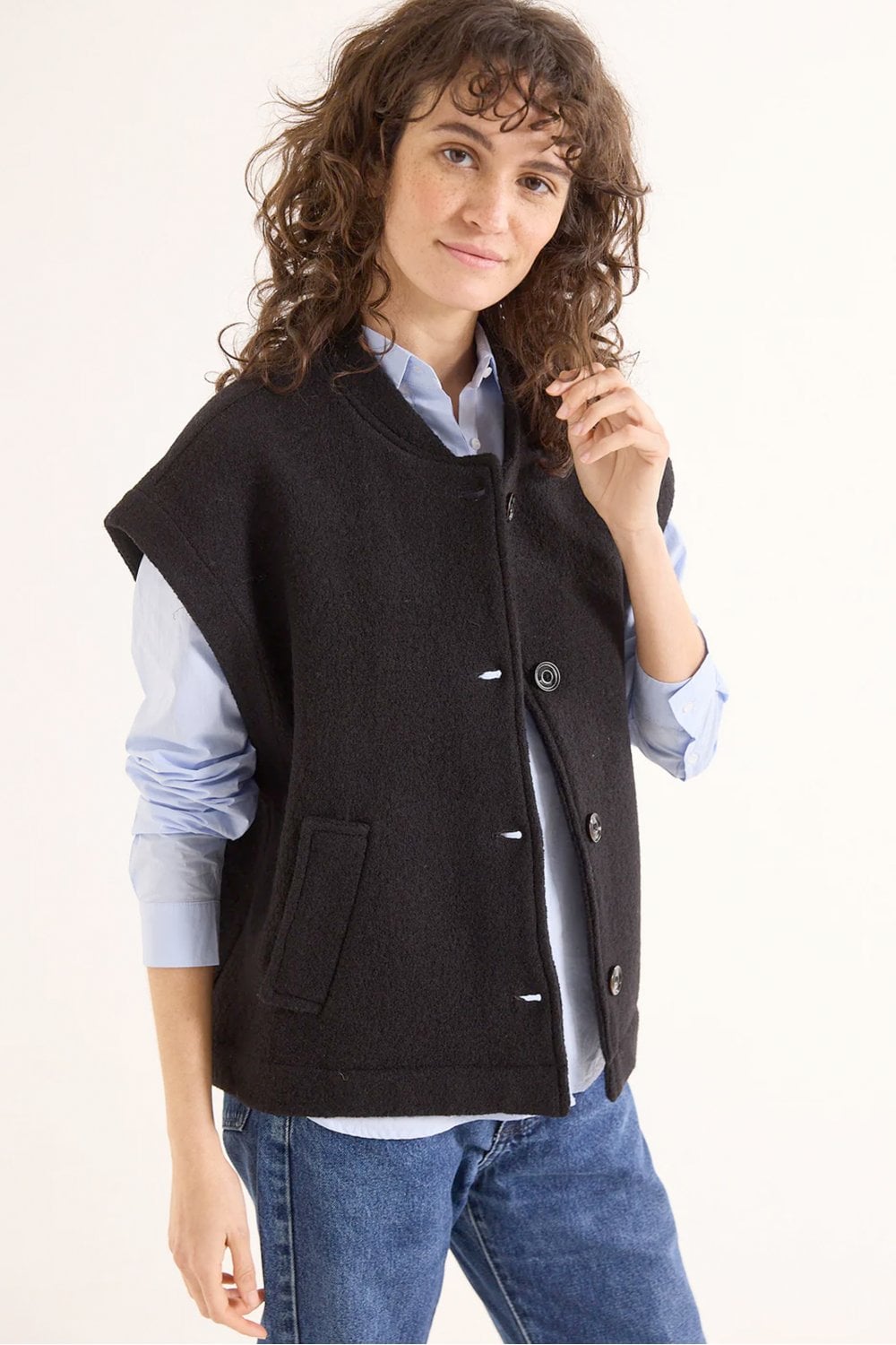 Sacrecoeur Sonny Vest Black - Steranko Clothing Manchester