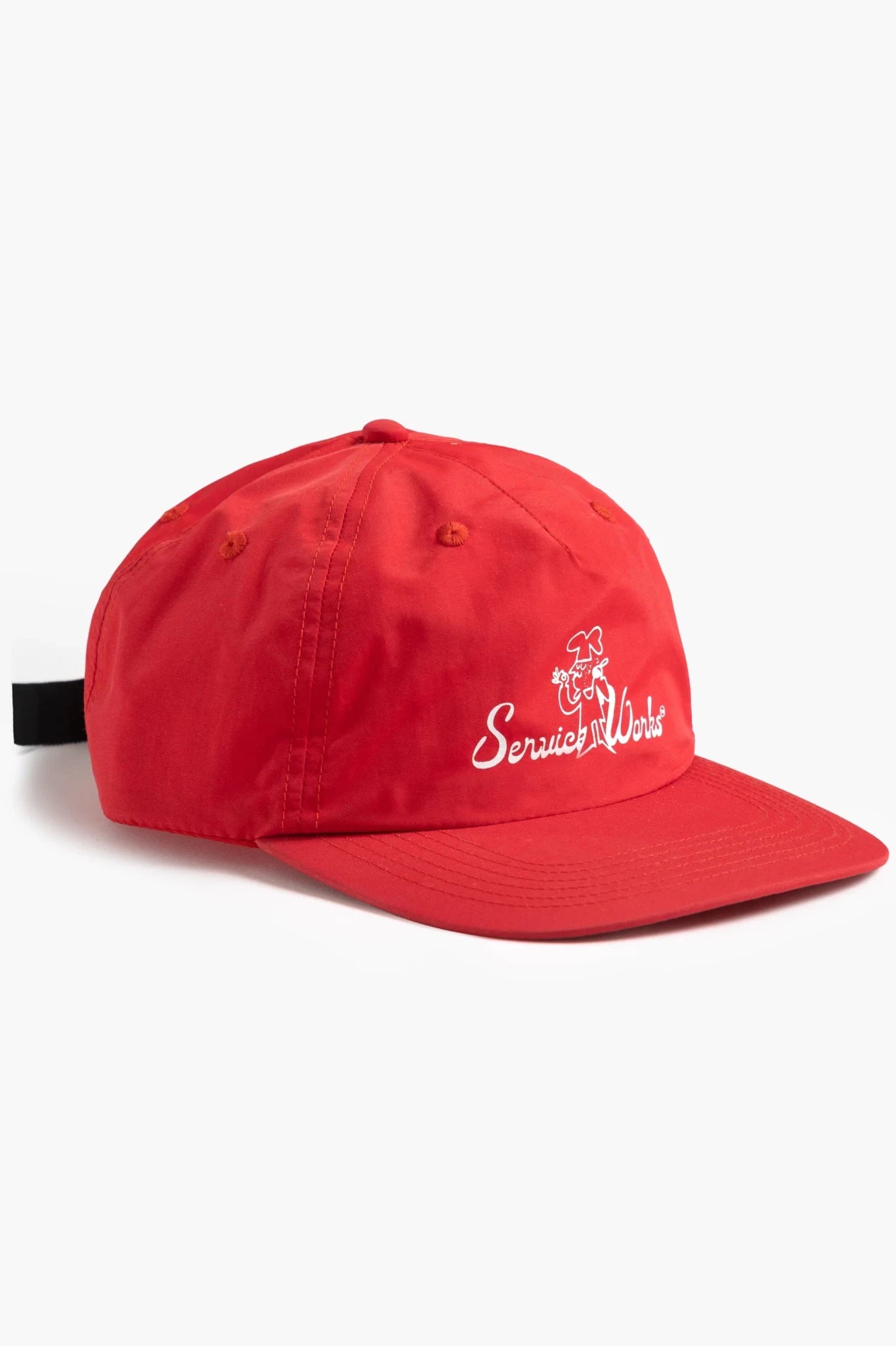 Service Works Chef's Kiss Cap Red - Steranko Clothing Manchester