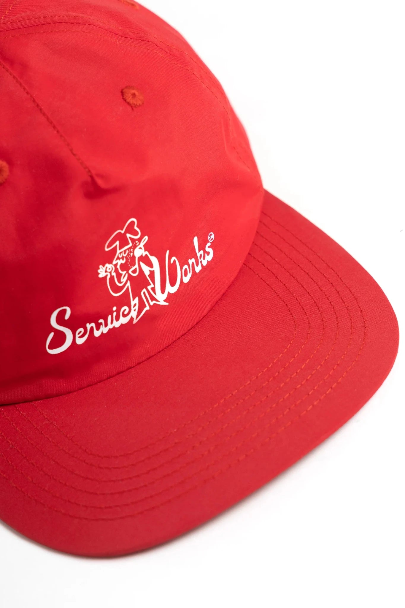 Service Works Chef's Kiss Cap Red - Steranko Clothing Manchester