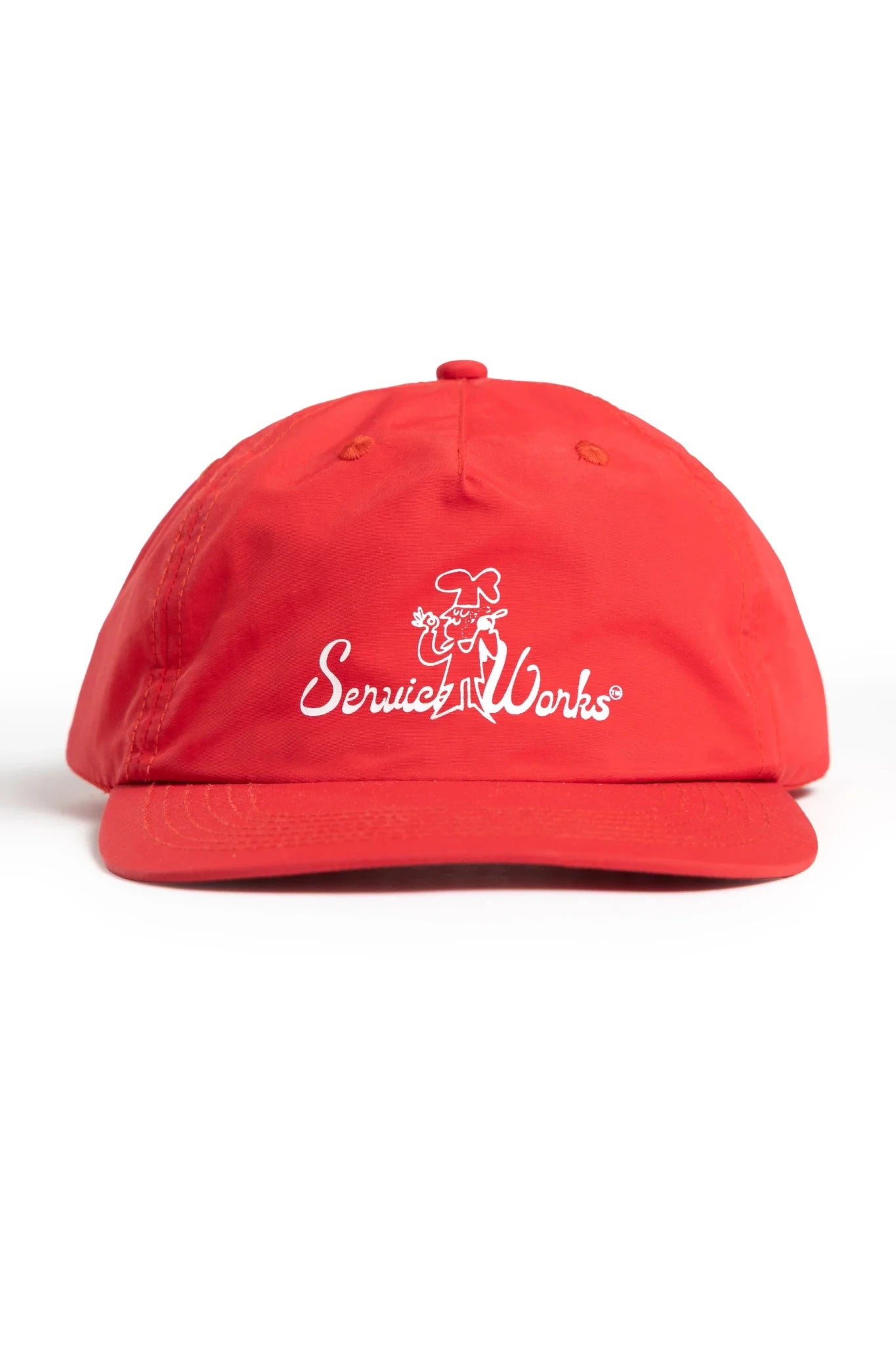 Service Works Chef's Kiss Cap Red - Steranko Clothing Manchester