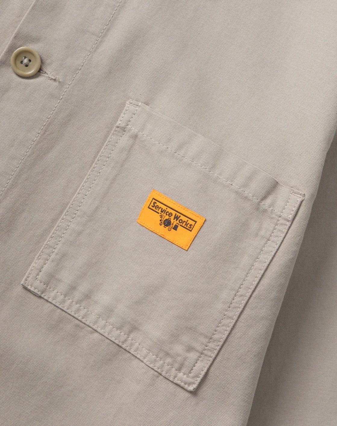Service Works Chore Shirt Stone - Steranko Clothing Manchester