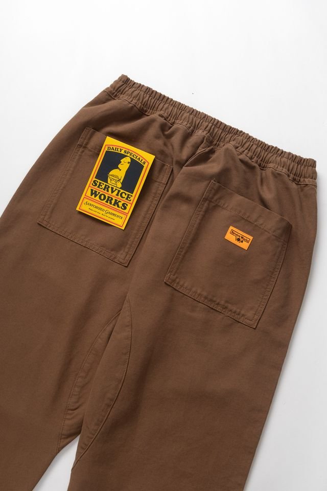 Service Works Classic Chef Pant Bark - Steranko Clothing Manchester
