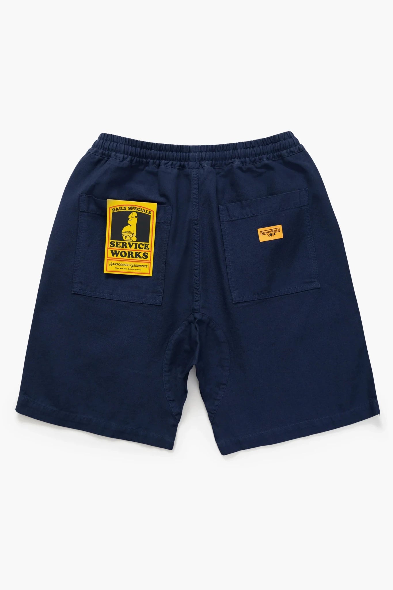 Service Works Classic Chef Shorts Dark Navy - Steranko Clothing Manchester