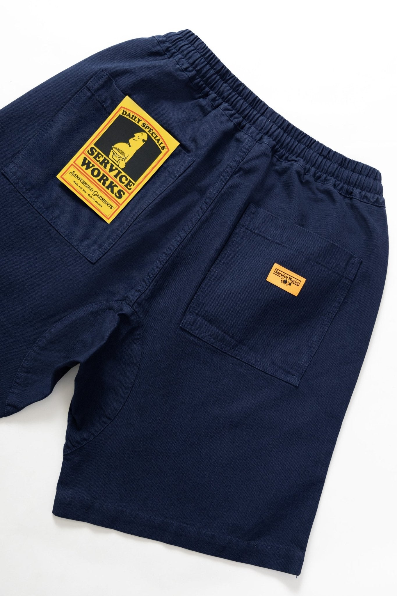 Service Works Classic Chef Shorts Dark Navy - Steranko Clothing Manchester