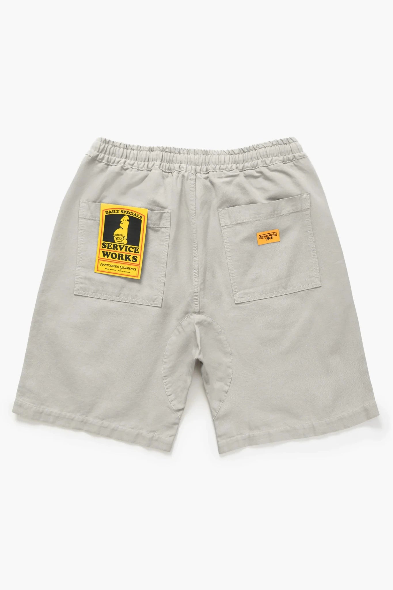 Service Works Classic Chef Shorts Stone - Steranko Clothing Manchester