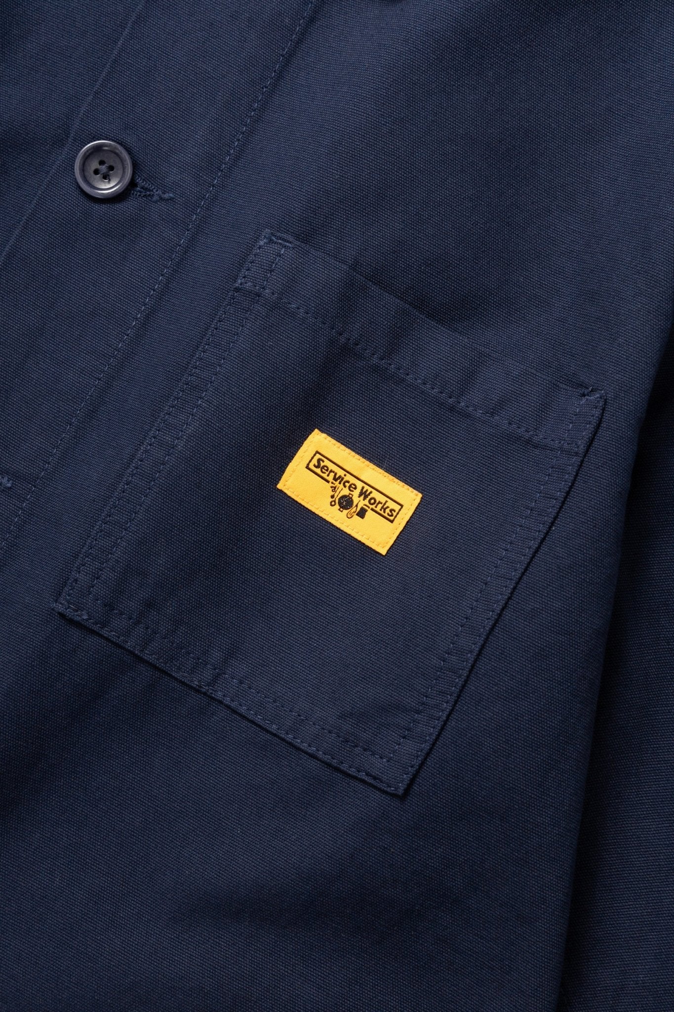Service Works Classic Chore Shirt Dark Navy - Steranko Clothing Manchester